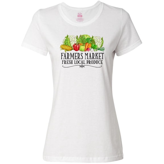 Inktastic Farmers Market Fresh Local Produce Women's T-Shirt