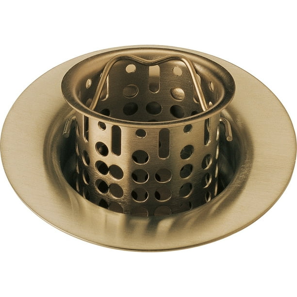Delta Bar / Prep Sink Flange and Strainer, Champagne Bronze Walmart