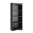 thumbnail image 3 of CorLiving Hawthorn Engineered Wood 4 Shelf Adult Bookcase with 3 Adjustable Shelves, Black, 3 of 7