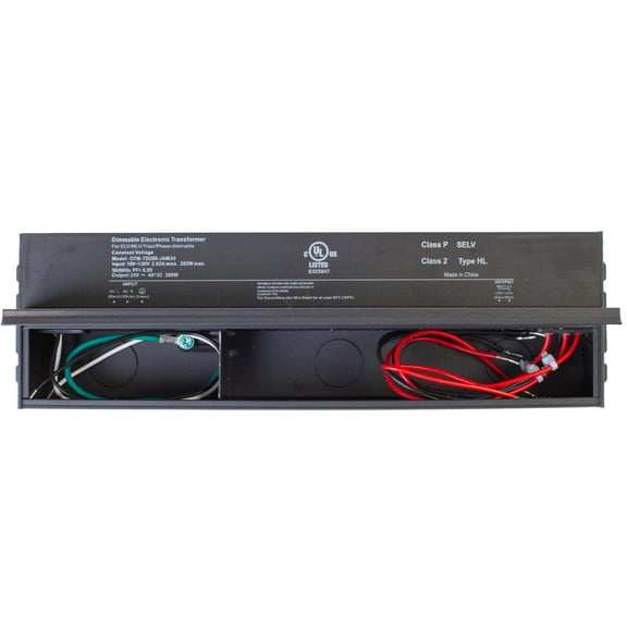 UL listed 24v 288w class 2 (96w x3) triac electronic dimmable LED driver
