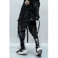thumbnail image 4 of Sweatpants Urban Streetwear Pants Techwear Matte Black Mens Joggers Harajuku Mechanized Harem Trousers, 4 of 8