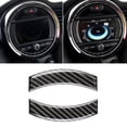 thumbnail image 2 of 2Pcs Carbon Fiber Navigation Screen Frame Sticker Decal for MINI Cooper Countryman Clubman F54 F55 F56 F60, 2 of 5