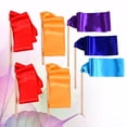 thumbnail image 3 of 1 Pack/7pcs Colorful Rhythmic Gymnastics Ribbon Chic Gymnastics Ribbon Funny Dancing Tool for Kids Children (Random Color), 3 of 8