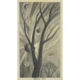 thumbnail image 2 of Karl Wiener 12x18 Gold Ornate Wood Frame and Double Matted Museum Art Print Titled - Tree and Stars (1940), 2 of 4
