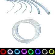 AKEPO Ф0.31in(8mm)16.4ft(5m) PMMA Plastic Side Glow Cable for Fiber Optic Light, Fiber Optic Lighting Decoration