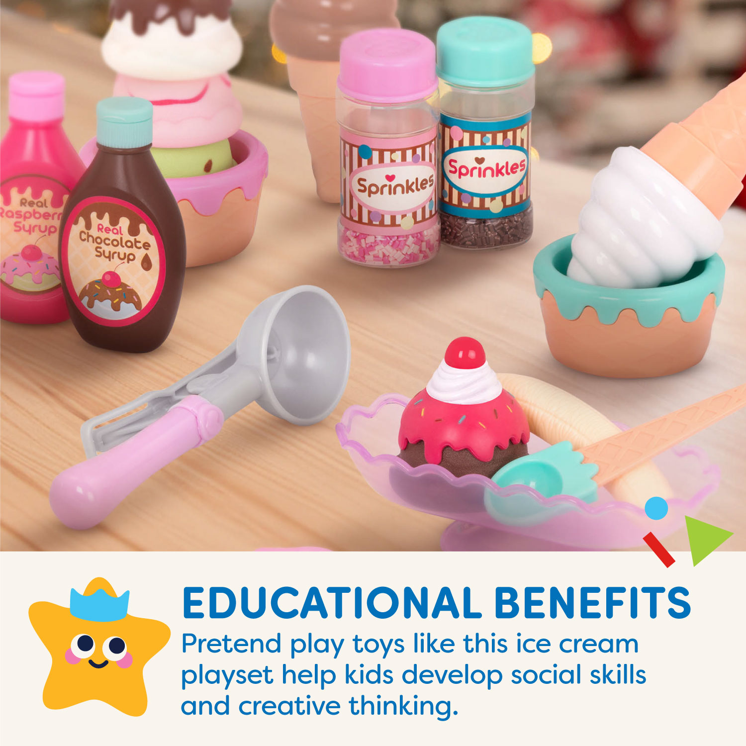 Battat Sweet Treats Ice Cream Parlour Playset photo 3