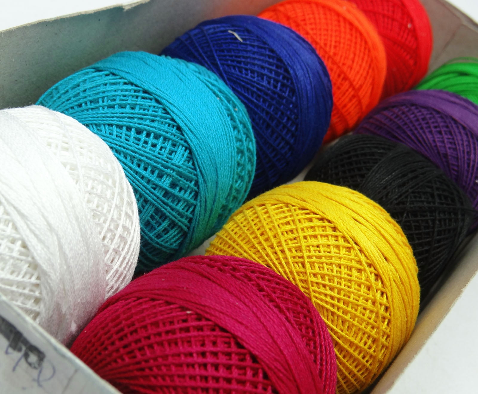 10 Pieces Thread Mercer Cotton Crochet Thread Yarn Craft Tatting Knit Embroidery