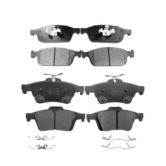 Set of 8 Front-Rear D1564 7957 Ceramic Brake Pad Kit For 2013-2016 Ford Escape
