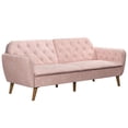 thumbnail image 4 of Novogratz Tallulah Memory Foam Futon, Pink, 4 of 20