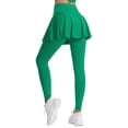 thumbnail image 4 of CONZONE Womens Yoga Skirted Leggings High Waist Athletic Skirt With Leggings for Women Lightweight Stretch Tennis Skirt Gym Workout Yoga Compression Tights, 4 of 9