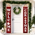 thumbnail image 5 of VerPetridure Christmas Curtain Decoration Christmas Decoration Curtain Creative Decoration Couplets Hanging Flags, 5 of 9