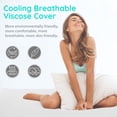 thumbnail image 3 of Memory Foam Mattress Topper Full-Gel Cooling Foam Mattress Topper with Ventilated Washable Fiber Cover,CertiPUR-US Certified-2 Inch…, 3 of 7