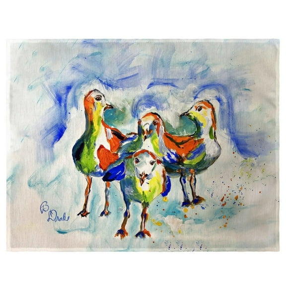 Betsy Drake PM1339 14 x 18 in. Sea Gull Guys Place Mat - Set of 4