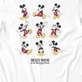 thumbnail image 3 of Disney Mickey Mouse Best Era Tour Poses Men's T Shirt (White, S-XXXL), 3 of 4