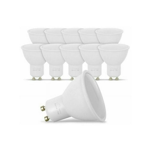 GU10 LED Bulbs, 5W, 50W Equivalent, 120° Beam Angle, 110 Volt, Non-Dimmable, Natural White Light 4000K, For Residential And Commercial Lighting, 10PCS