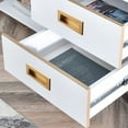 thumbnail image 4 of ZheElen Recessed Flush Finger Pull Handles Handles: Sleek and For Clean Aesthetic Wardrobe And Cabinet Drawer Finger Handle, 4 of 6