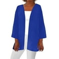thumbnail image 2 of frariair Flowy Duster Jacket Style Open Front Kimono With Vintage Design Perfect For Seasonal Transitions And Stylish Outfits Blue, 2 of 5
