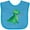 Turquoise, variant on Inktastic Funny Lacrosse Player Boys or Girls Baby Bib