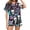A30 White, variant on Women's 2 Piece Sleepwear Sets Short Sleeve Button Up Pjs Halloween Spooky Bat Ghost Pattern Loungewear Shorts Casual Comfortable Nightwear Pajamas