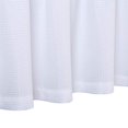 thumbnail image 7 of Tzou Kitchen Tier Curtains for Living Room Waterproof Window Curtains for Bathroom Waffle Weave Texture White 30"x24"x2+60"x15", 7 of 7