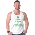 thumbnail image 3 of Keep Calm Shake Shamrocks St Paddys Tank Top T Shirts Men Women Brisco Brands X, 3 of 5