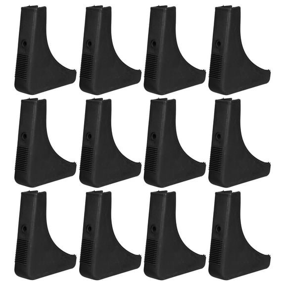 Masteelf 12pcs Triangle Chair Leg Floor Protectors Non-Slip Furniture Rail Pads Anti-Slip Table Feet Covers For Protecting Floors And Reducing Noise