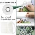 thumbnail image 6 of Green Floral Shower Curtain Boho Flower Leaves Funny Shower Curtains for Bathroom Waterproof Fabric Shower Curtain Set with Hooks Botanical Rustic Spring Bathroom Decor (72x72,Sage Green), 6 of 6