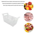 thumbnail image 4 of Deep Freezer Organizer Bin, Chest Freezer Storage Organizer Baskets Expandable PP Heavy Refrigerator Bins With Handle, Household Container Bins Chest Freezer Accessory For Kitchen, 4 of 7