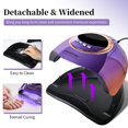 thumbnail image 4 of Secador de uñas UV JEWHITENY Purple Fast Dry para esmalte en gel, 4 of 7