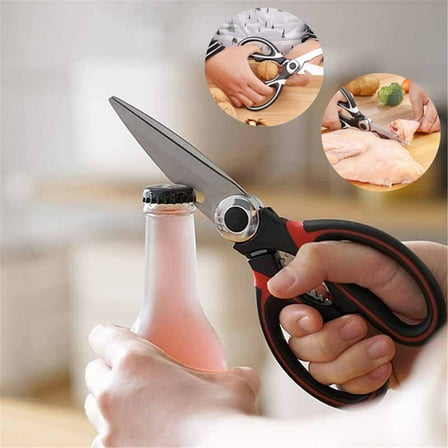 Premium Heavy Duty Kitchen Shears and Multi Purpose Scissors,2Pcs Kitchen Shears Super Stainless Steel Multi-function Kitchen Scissors,Kitchen Supplies