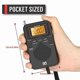 thumbnail image 1 of Portable Radio Mini AM FM Weather Radio Pocket Radio LCD Screen Digital Alarm Clock Radio Player, 1 of 5