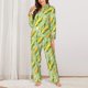 thumbnail image 2 of Balery Fresh Sweet Corn Conjunto de Pijama con Estampado para Mujer, Conjunto de Dos Piezas con Manga Larga, Ropa de Dormir Suave con Bolsillos, Pijamas Cómodos-Large, 2 of 7