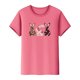 thumbnail image 3 of Mujeres Manga Corta de Verano Tops Pascua Impresa Cuello Redondo, Blusa de Moda Casual para la Primavera, 3 of 5