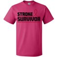 thumbnail image 3 of Inktastic Stroke Survivor Red Ribbon Awareness T-Shirt, 3 of 5