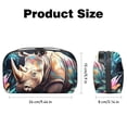 thumbnail image 5 of Rhinoceros Digital Bag Oxford Cloth Waterproof Travel Organizer Charger Pouch Cell Phone Charger Station Computer Cord Organizer 5.9x9.44x3.14 in, 5 of 6