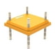 thumbnail image 3 of Calentador eléctrico para jaulas de pollos Amarillo 307x307cm jinwen Calentador de jaula de pollitos, 3 of 8