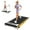 Silver Incline, variant on Yagud Walking Pad Under Desk Treadmill with 8°Incline and Wheels for Home and Office, 2.5 HP Portable Walking Jogging Running Machine with Remote Control and LED Display, Silver
