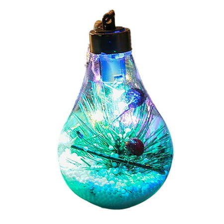 

Frostluinai christmas decorations clearance deals 2022!Led Decoration Transparent Christmas Ball Festival Pendant Gift Hollow Ball