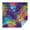 Colorful Tropical Leaf, variant on Colorful Floral Pattern Square Tablecloth,Waterproof Square Table Cover,Wipeable Spillproof Washable Table Cover for Home Kitchen Party Decor 42"X42"(107x107cm)