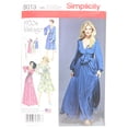 thumbnail image 1 of Simplicity 8013 Patrones de costura para vestidos de moda vintage de los años 70, tallas 6 a 14, 1 of 4