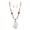 Rose, variant on Semi-Precious Stone Necklace & Earrings Set - Green - NE-WS0738ASAVE