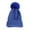 Blue, variant on UNISEX Beanie with Pom Pom, Winter Hats for Women Fashion Knit Warm Skull Cap, Womens Beanie for Cold Weather