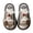 Grey, variant on Dakaela 2-10Y Kids Open Toe Plush Slippers Cute Puppy Plush Toy Cloud Slides for Boys Girls Embroidery Slip On Winter Warm House Shoes