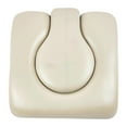 thumbnail image 1 of Elodie Coussin de Siège de Chevet de Commode Housse de Coussin d'Assise Douce pour Chaise Douche Fauteuil Roulant Jaune Pâle, 1 of 8