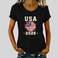 thumbnail image 4 of Blczomt Summer Tops for Women 2026 Trendy Dressy Black Tshirts Y2K Tunic Blouses Women, 4 of 6