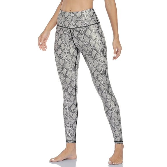 Women's Faux Leather Leggings Leopard Print Liquid Shine Exercise Yoga Pants