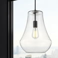 thumbnail image 2 of 491-1P-BK-G572-12 Innovations Lighting Fairfield - 1 Light Mini Pendant In Industrial Style-16 Inches Tall and 11.75 Inches Wide-Matte Black, 2 of 2