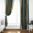 thumbnail image 6 of Lfeey Blackout Curtains, Light Blocking for Bathroom/Bedroom, 52x63 inch, 2 Panels, Colorful Wood Panels, 6 of 6