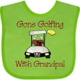 thumbnail image 3 of Inktastic Gone Golfing with Grandpa Boys Baby Bib, 3 of 4