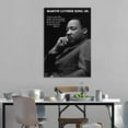 thumbnail image 3 of Martin Luther King Jr Print Photo Art Painting Canvas Poster Home Decorative Bedroom Modern Decor Posters Gifts 08x12inch(20x30cm), 3 of 6